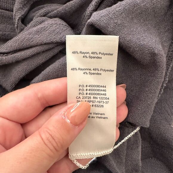 ARITZIA Wilfred Free Twist Front Top Gray Medium - Picture 5 of 5
